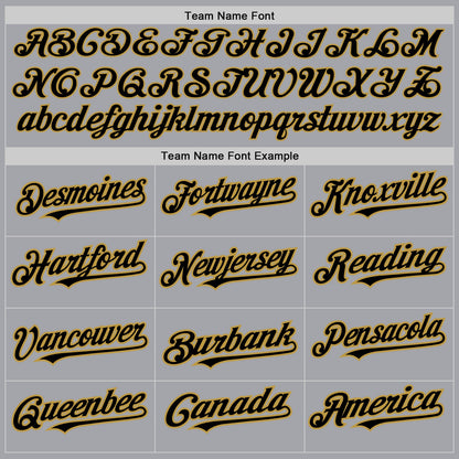 Custom Gray Black-Old Gold Authentic Raglan Sleeves Baseball Jersey - Sky-Custom