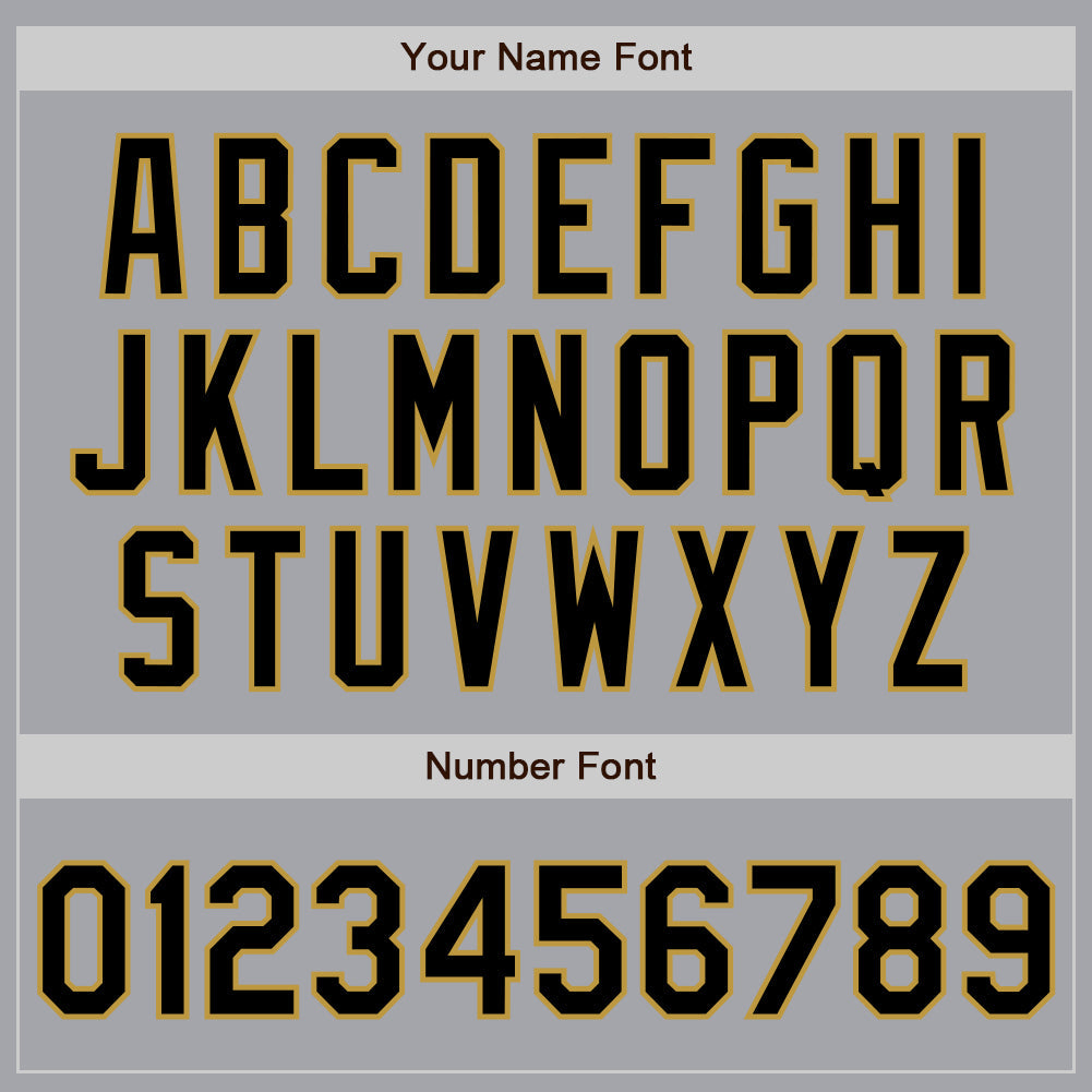 Custom Gray Black-Old Gold Authentic Raglan Sleeves Baseball Jersey - Sky-Custom