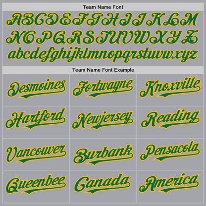 Custom Gray Kelly Green-Gold Authentic Raglan Sleeves Baseball Jersey - Sky-Custom