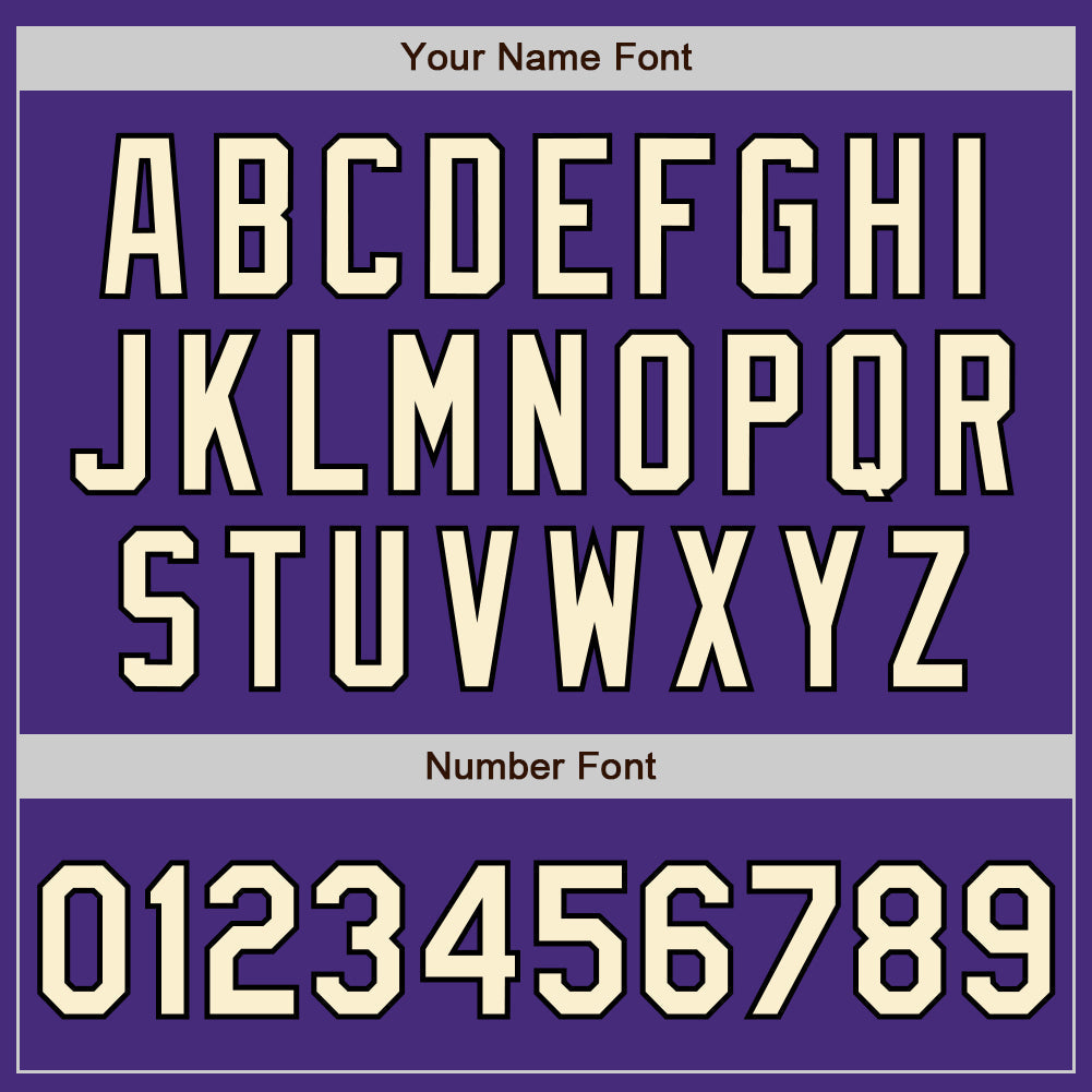 Custom Purple Cream-Black Authentic Raglan Sleeves Baseball Jersey - Sky-Custom