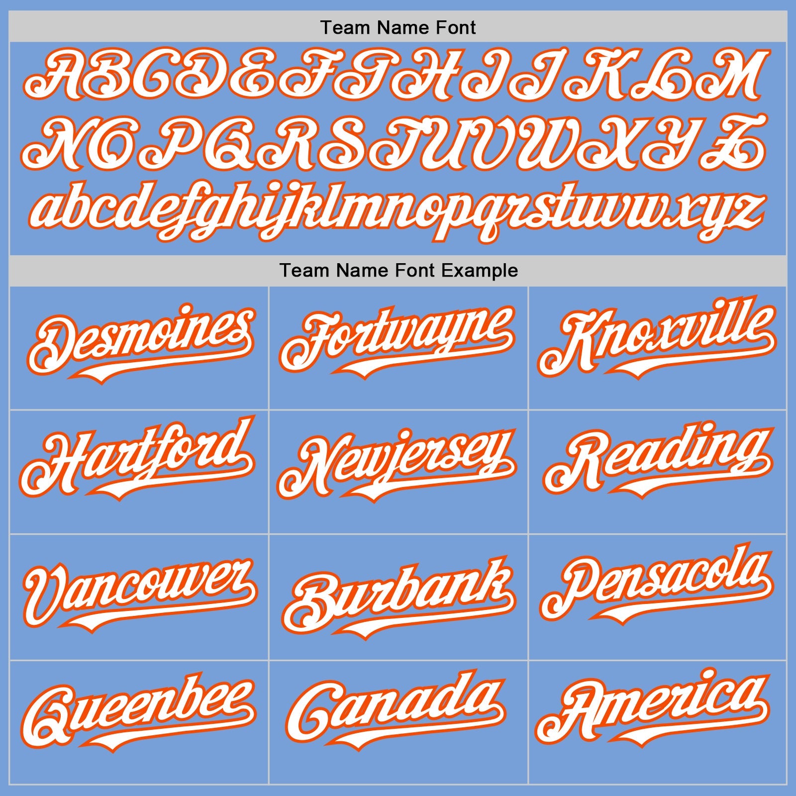 Custom Light Blue White-Orange Authentic Raglan Sleeves Baseball Jersey - Sky-Custom