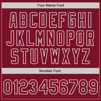 Custom Crimson White Authentic Raglan Sleeves Baseball Jersey - Sky-Custom