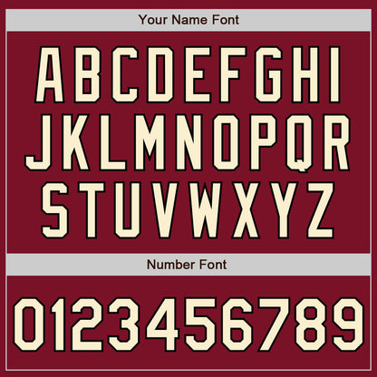 Custom Crimson Cream-Black Authentic Raglan Sleeves Baseball Jersey - Sky-Custom