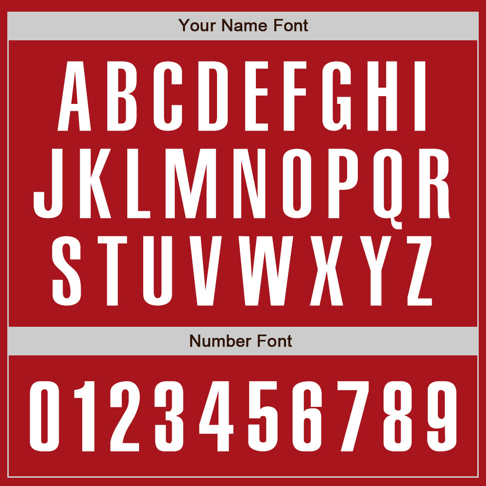 Custom Red White Authentic Baseball Jersey - Sky-Custom