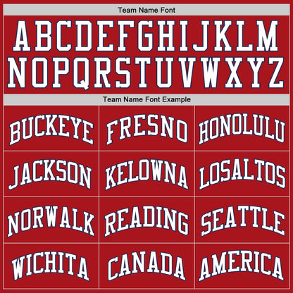 Custom Red White-Navy Authentic Throwback Basketball Jersey - Sky-Custom
