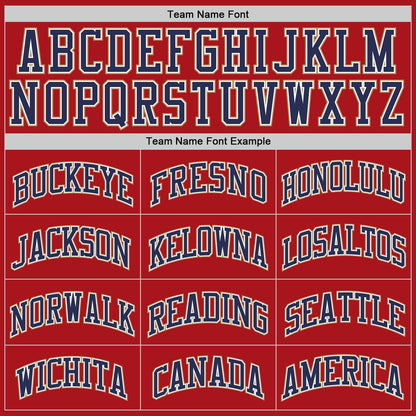 Custom Red Navy-Old Gold Authentic Throwback Basketball Jersey - Sky-Custom