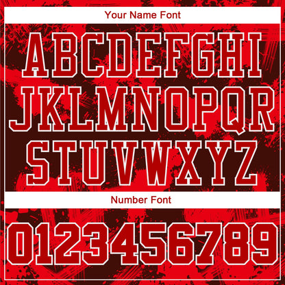 Custom Red Red-Black Round Neck Sublimation Basketball Suit Jersey - Sky-Custom