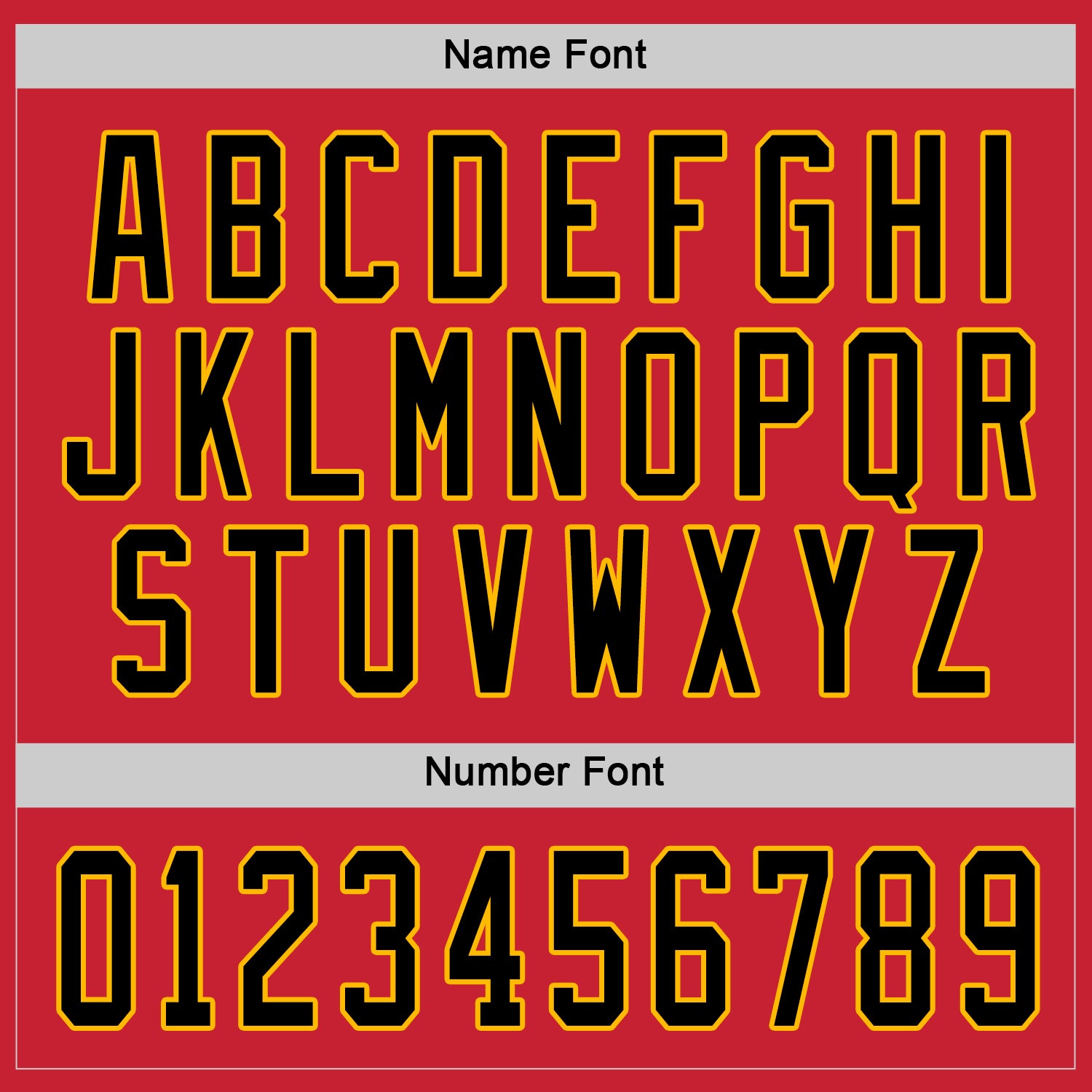 Custom Red Black-Gold Hockey Jersey - Sky-Custom