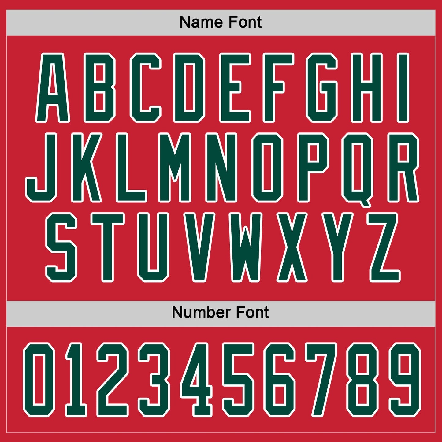 Custom Red Green-White Hockey Jersey - Sky-Custom