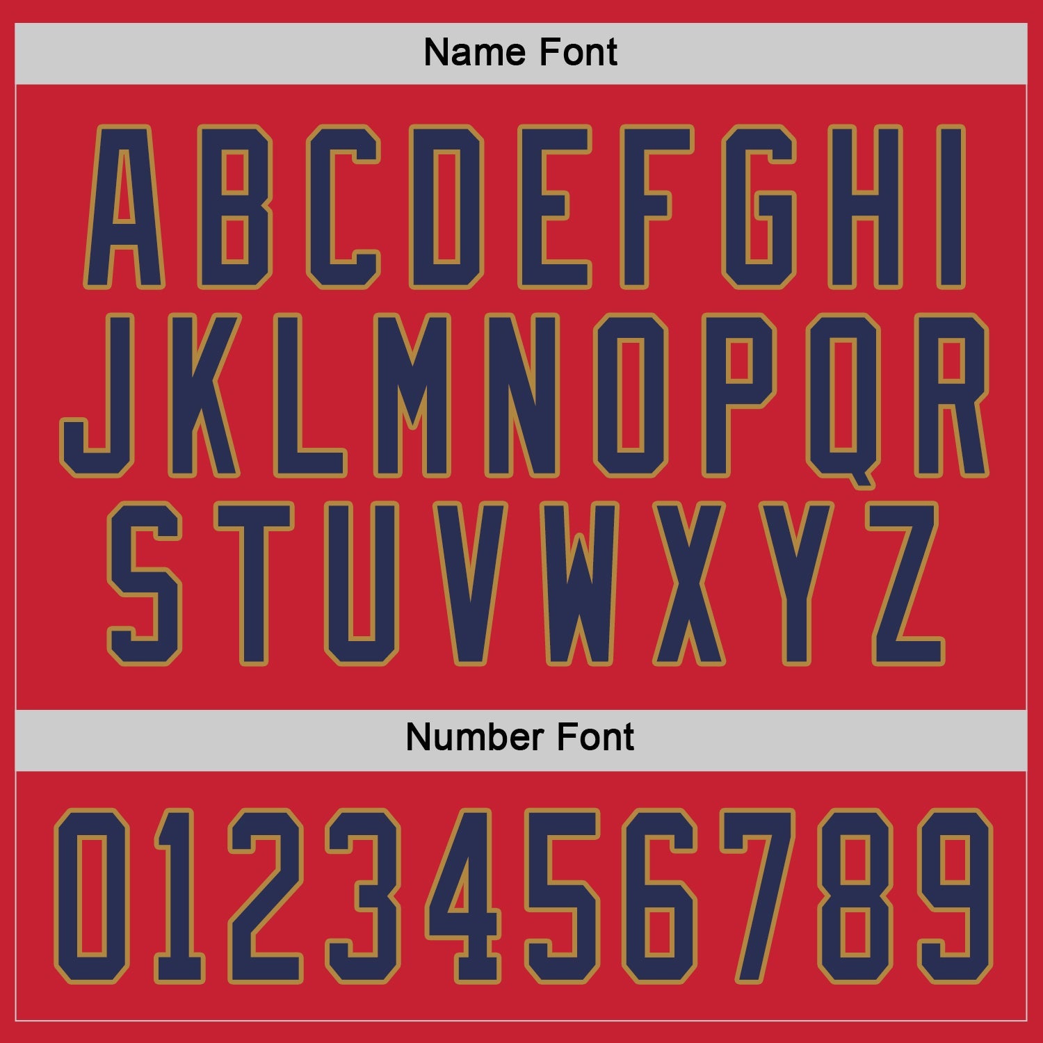 Custom Red Navy-Old Gold Hockey Jersey - Sky-Custom