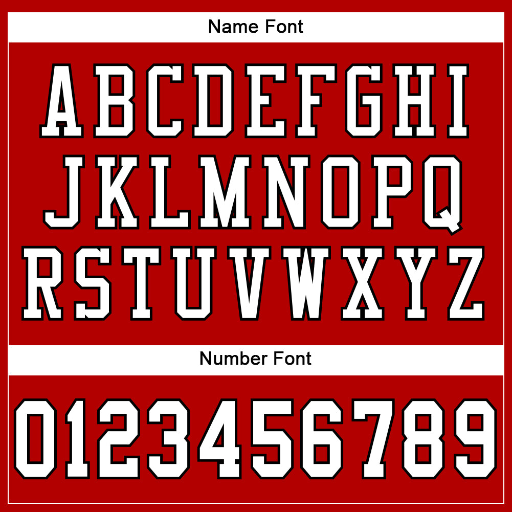 Custom Red White-Black Mesh Authentic Football Jersey - Sky-Custom