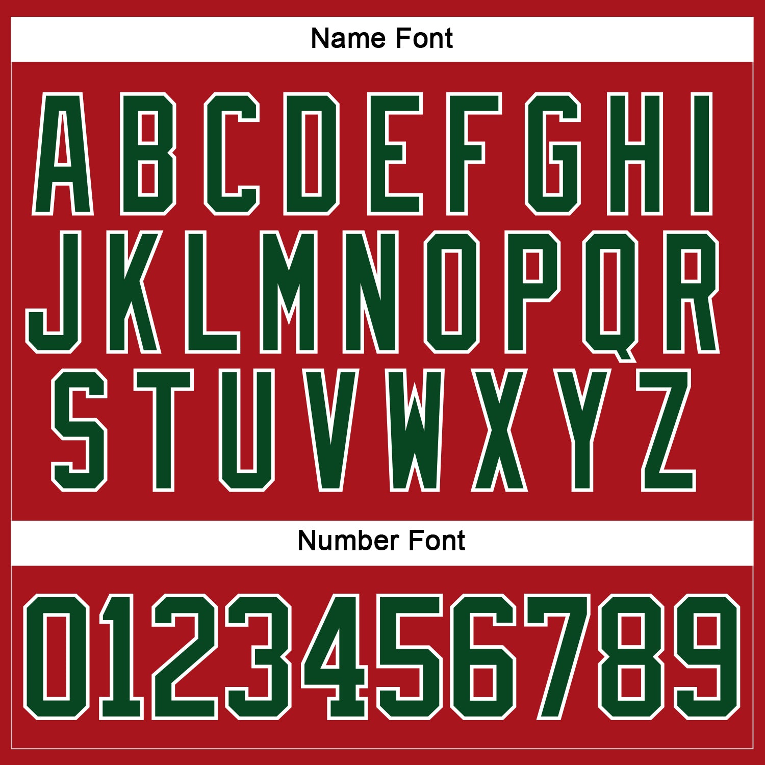 Custom Red Green-White Hockey Jersey - Sky-Custom