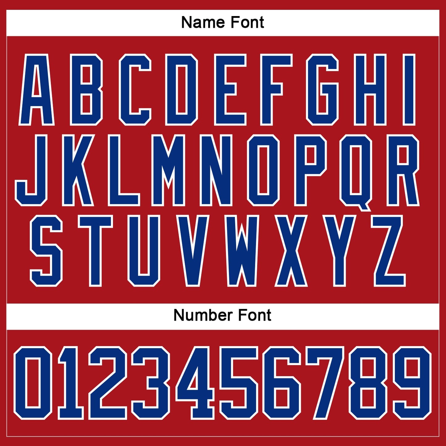 Custom Red Royal-White Hockey Jersey - Sky-Custom