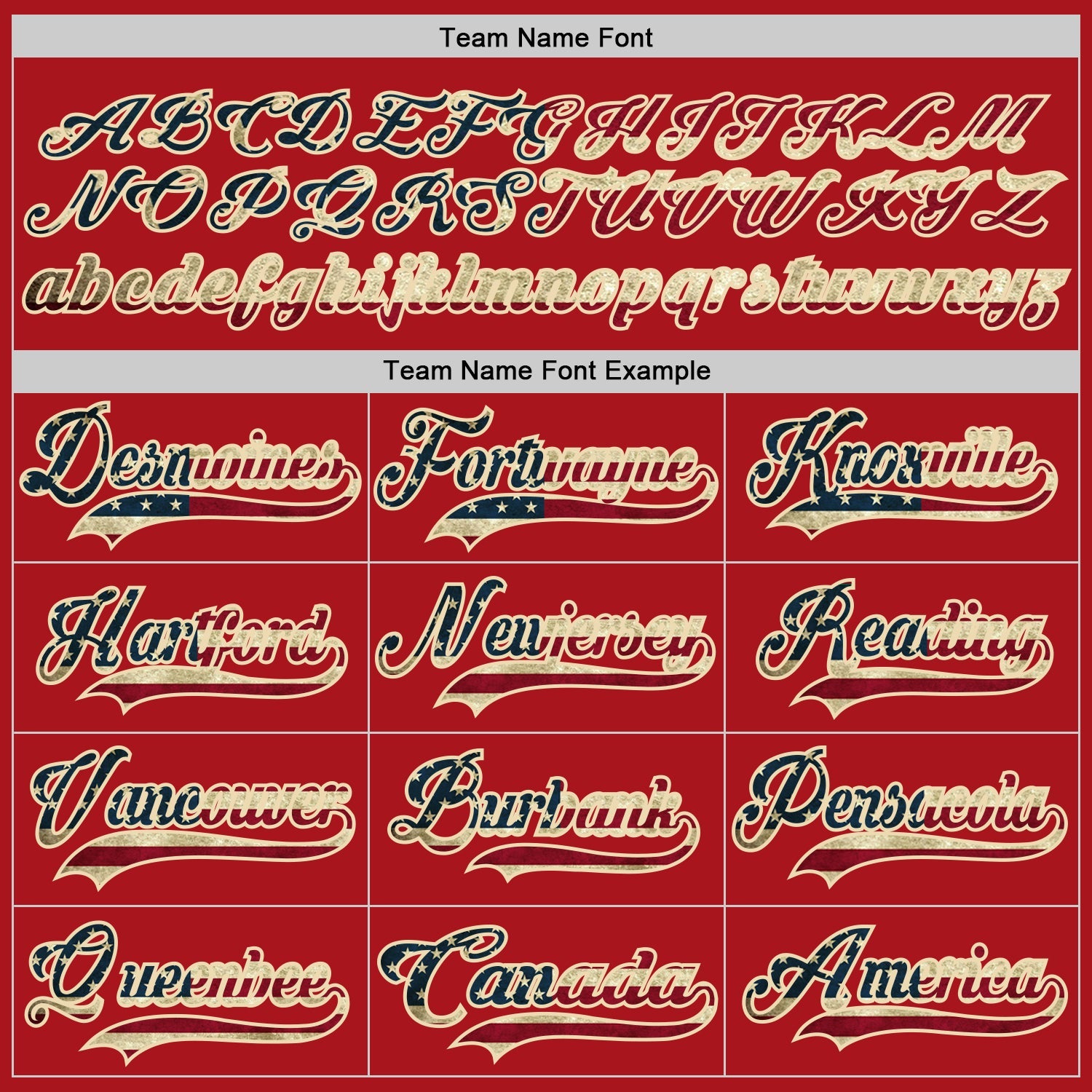Custom Red Vintage USA Flag-Cream Hockey Jersey - Sky-Custom