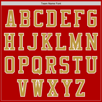 Custom Red Old Gold-White Authentic Baseball Jersey - Sky-Custom
