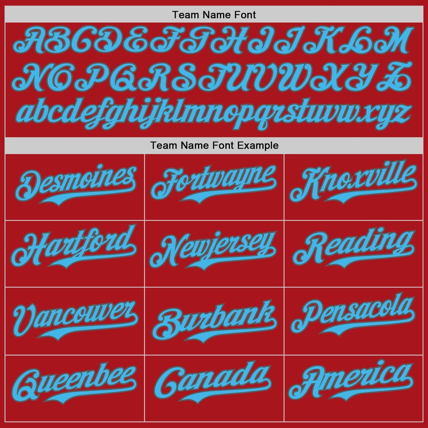 Custom Red Steel Gray Pinstripe Sky Blue Authentic Baseball Jersey - Sky-Custom