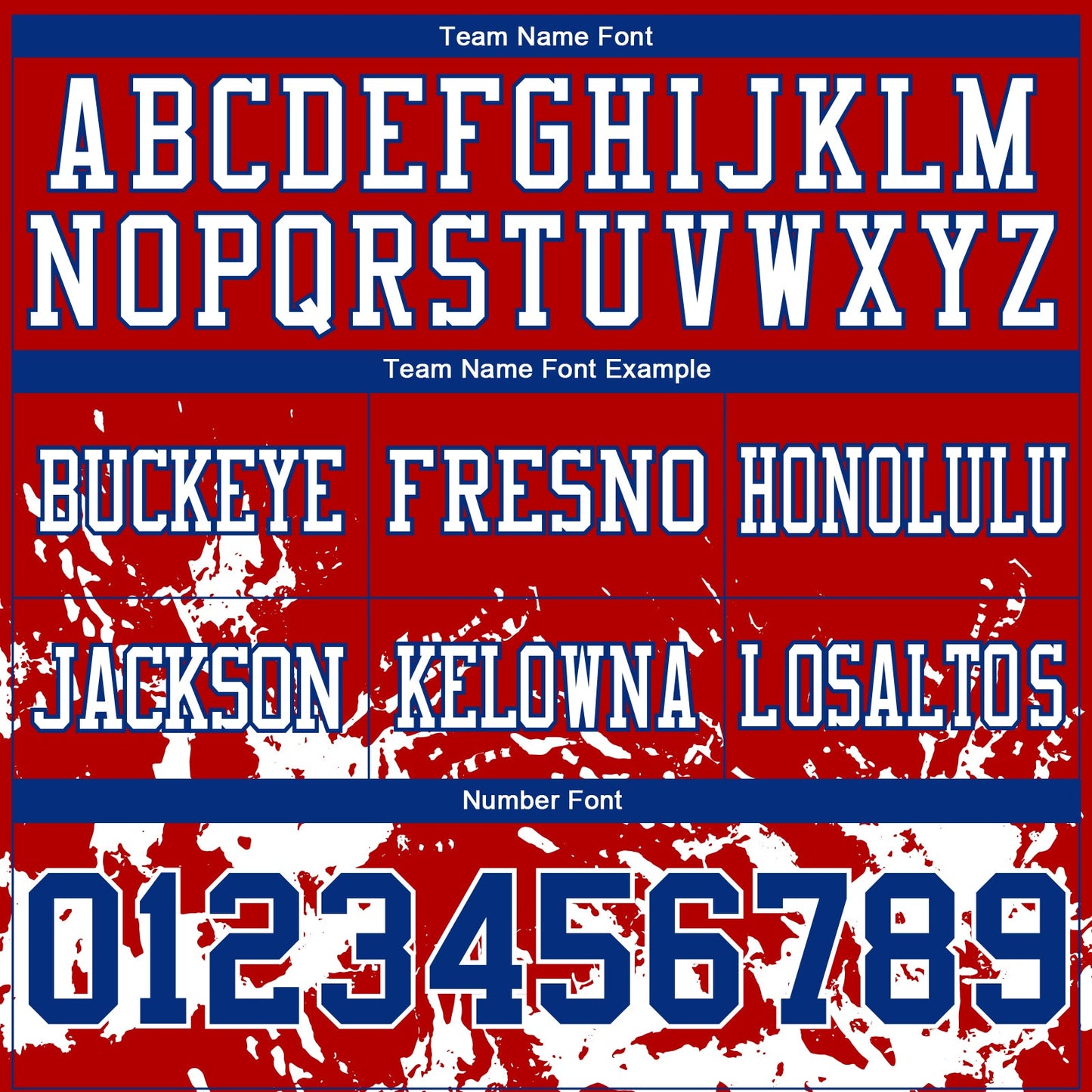 Custom Red Royal-White Splash Mesh Authentic Football Jersey - Sky-Custom