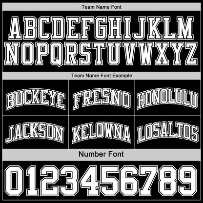 Custom Reversible Black White Double Side Sublimation Basketball Suit Jersey - Sky-Custom