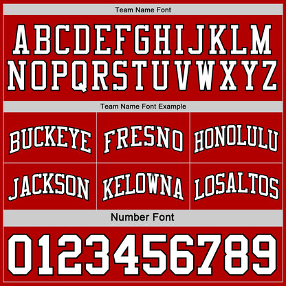 Custom Reversible Black White-Red Double Side Sublimation Basketball Suit Jersey - Sky-Custom