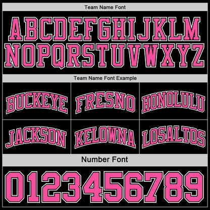 Custom Reversible Black Pink-White Double Side Sublimation Basketball Suit Jersey - Sky-Custom
