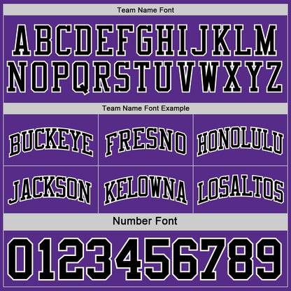 Custom Reversible Black Purple-White Double Side Sublimation Basketball Suit Jersey - Sky-Custom