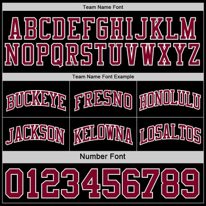 Custom Reversible Black Maroon-White Double Side Sublimation Basketball Suit Jersey - Sky-Custom