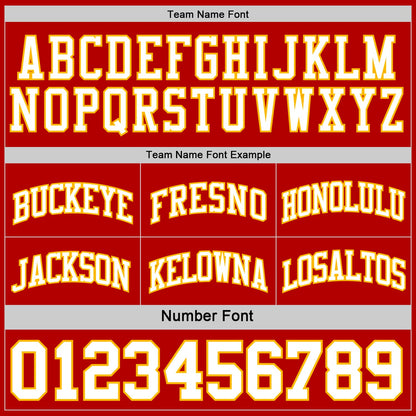 Custom Reversible Black Gold-Red Double Side Sublimation Basketball Suit Jersey - Sky-Custom