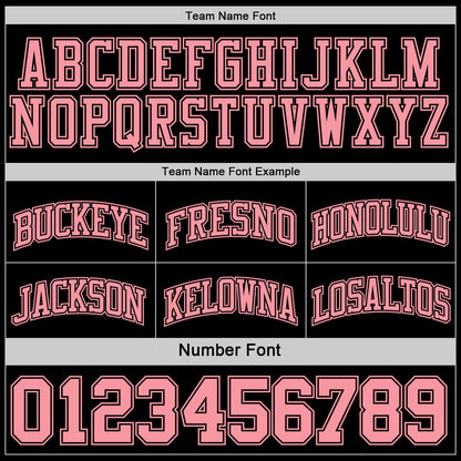Custom Reversible Black Medium Pink Double Side Sublimation Basketball Suit Jersey - Sky-Custom