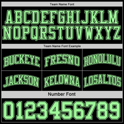 Custom Reversible Black Pea Green Double Side Sublimation Basketball Suit Jersey - Sky-Custom