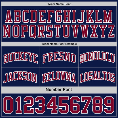 Custom Navy Maroon-White Reversible Double Side Sublimation Basketball Suit Jersey - Sky-Custom