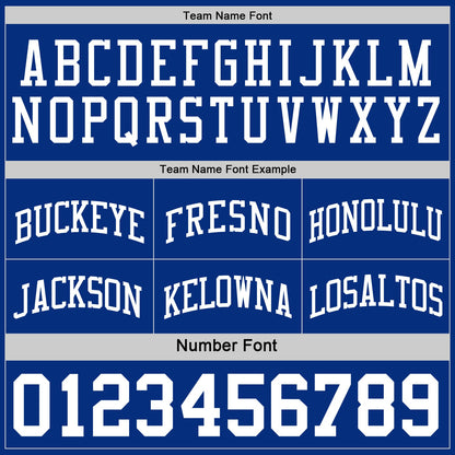 Custom Royal White Reversible Double Side Sublimation Basketball Suit Jersey - Sky-Custom