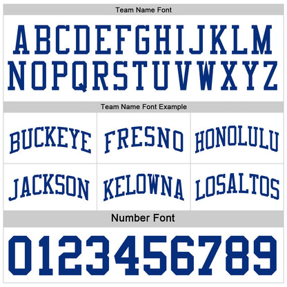 Custom Royal White Reversible Double Side Sublimation Basketball Suit Jersey - Sky-Custom