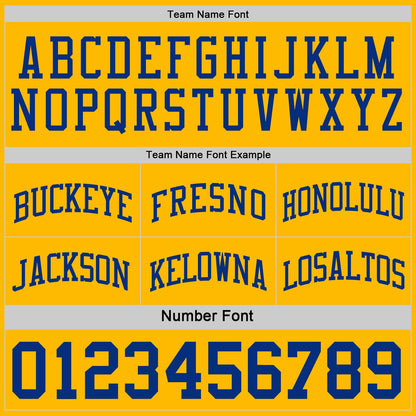 Custom Royal Gold-White Reversible Double Side Sublimation Basketball Suit Jersey - Sky-Custom