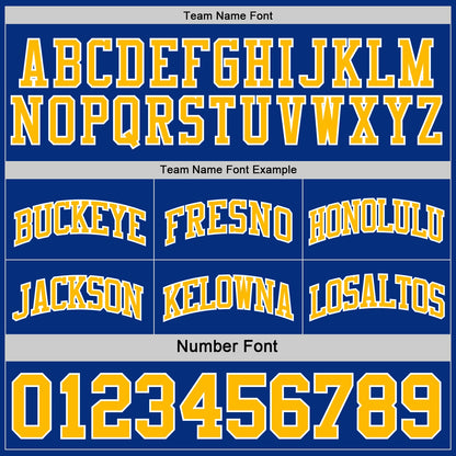 Custom Royal Gold-White Reversible Double Side Sublimation Basketball Suit Jersey - Sky-Custom