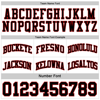 Custom Red Black-White Reversible Double Side Sublimation Basketball Suit Jersey - Sky-Custom