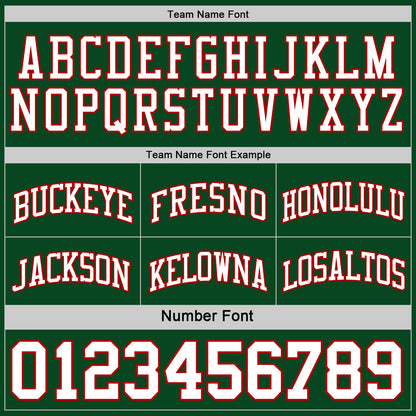 Custom Red White-Green Reversible Double Side Sublimation Basketball Suit Jersey - Sky-Custom