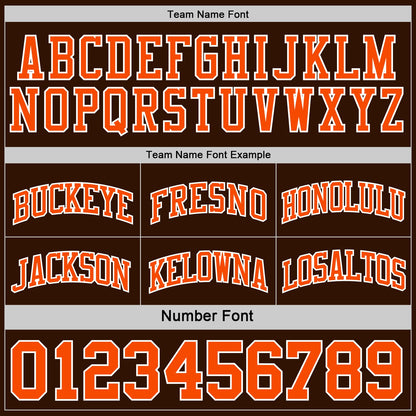 Custom Brown Orange-White Reversible Double Side Sublimation Basketball Suit Jersey - Sky-Custom