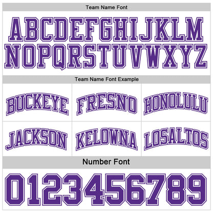 Custom Purple White Reversible Double Side Sublimation Basketball Suit Jersey - Sky-Custom