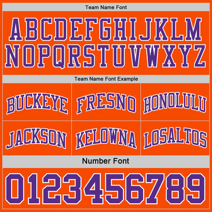 Custom Purple Orange-White Reversible Double Side Sublimation Basketball Suit Jersey - Sky-Custom