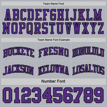 Custom Purple Black-Gray Reversible Double Side Sublimation Basketball Suit Jersey - Sky-Custom