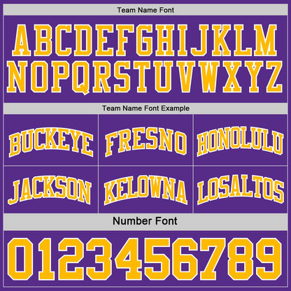 Custom Purple Gold-White Reversible Double Side Sublimation Basketball Suit Jersey - Sky-Custom