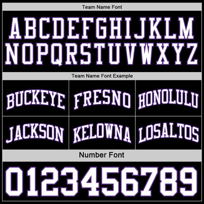 Custom Purple White-Black Reversible Double Side Sublimation Basketball Suit Jersey - Sky-Custom
