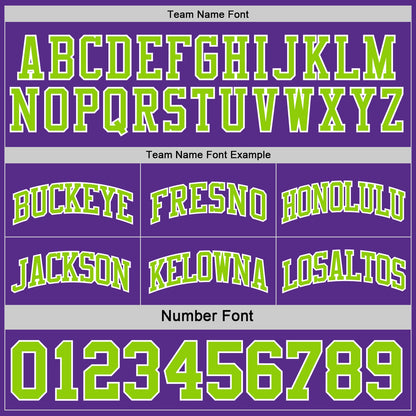 Custom Purple Neon Green-White Reversible Double Side Sublimation Basketball Suit Jersey - Sky-Custom