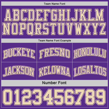 Custom Reversible Purple Cream Double Side Sublimation Basketball Suit Jersey - Sky-Custom