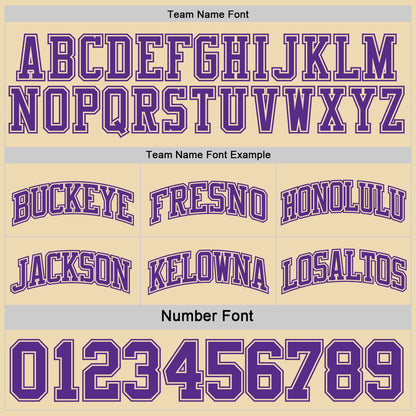 Custom Reversible Purple Cream Double Side Sublimation Basketball Suit Jersey - Sky-Custom