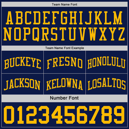 Custom Reversible Navy Gold Double Side Sublimation Basketball Suit Jersey - Sky-Custom