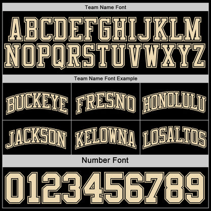 Custom Reversible Black Cream Double Side Sublimation Basketball Suit Jersey - Sky-Custom