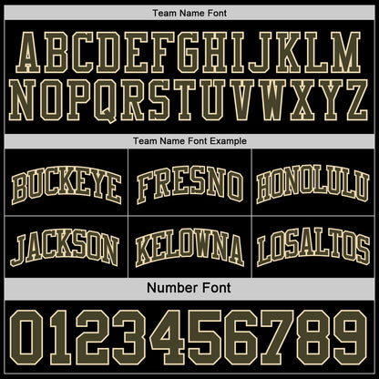 Custom Reversible Black Olive-Cream Double Side Sublimation Basketball Suit Jersey - Sky-Custom