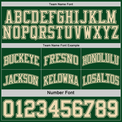 Custom Reversible Green Cream Double Side Sublimation Basketball Suit Jersey - Sky-Custom