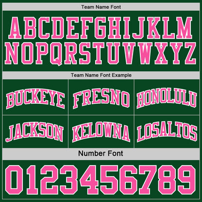 Custom Reversible Green Pink-White Double Side Sublimation Basketball Suit Jersey - Sky-Custom